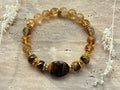 Citrin & Tigerauge Edelstein-Armband | Success